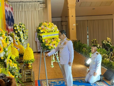 ร่วมพิธีวางพวงมาลาวันที่ระลึกคล้ายวันสวรรคตสมเด็จพระนารายณ์มหาราช ปี 2568 ... พารามิเตอร์รูปภาพ 1